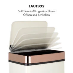 Royal Trash Rose Gold Sensor-Mülleimer 72 Liter Edelstahl -Outdoor Grills Verkaufsgeschäft 10035364 de 0010 logo