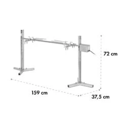 Sauenland Survivor Spanferkelgrill Drehspieß 12W 70kg Max. Edelstahl -Outdoor Grills Verkaufsgeschäft 10035372 yy 0008 logo Klarstein Spanferkelgrill Sauenland Survivor