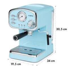 Espressionata Gusto Espressomaschine 1100W 15 Bar Druck -Outdoor Grills Verkaufsgeschäft 10035377 yy 0009 logo Klarstein Espressionata Gusto Espressomaschine