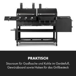 Kingsville Smoker Kombigrill Gas Kohle Smoker 13,5kW 3+1 Brenner -Outdoor Grills Verkaufsgeschäft 10035409 de 0006 logo
