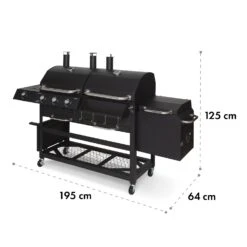 Kingsville Smoker Kombigrill Gas Kohle Smoker 13,5kW 3+1 Brenner -Outdoor Grills Verkaufsgeschäft 10035409 yy 0011 logo