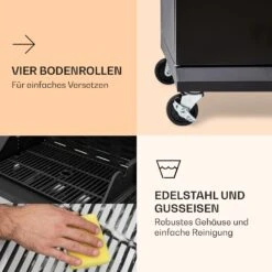 Valdosta 4.1 Gasgrill 4 X 2,8 KW + 2,5 KW Brenner Edelstahl Mobil -Outdoor Grills Verkaufsgeschäft 10035415 de 0007 logo