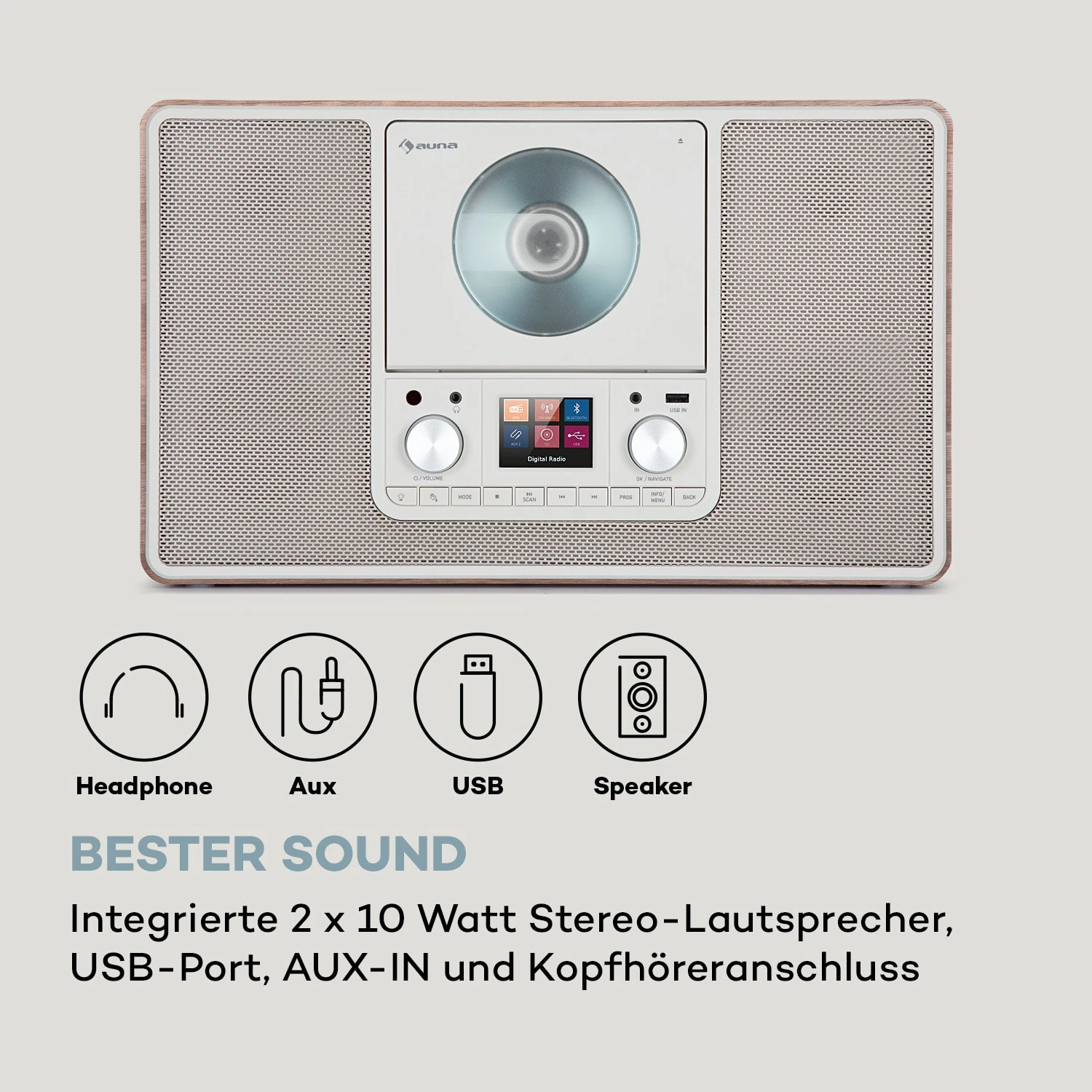 Scala VCD Digitalradio CD BT MP3 DAB+ UKW Radio 8 Scala VCD Digitalradio CD BT MP3 DAB+ UKW Radio – Bild 8