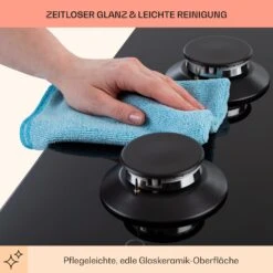 Illuminosa 5 Gaskochfeld 5-flammig Sabaf-Brenner Glaskeramik -Outdoor Grills Verkaufsgeschäft 10035465 de 0007 usp