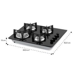 Trifecta 4 Gaskochfeld 4-flammig Triangle-Brenner Glaskeramik -Outdoor Grills Verkaufsgeschäft 10035469 yy 0011 dimensions