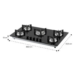 Trifecta 5 Gaskochfeld 5-flammig Triangle-Brenner Glaskeramik -Outdoor Grills Verkaufsgeschäft 10035470 yy 0011 dimensions