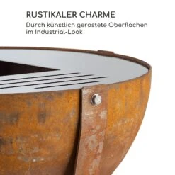 Fire Globe Feuerschale Mit Grill Ø60cm Stahl -Outdoor Grills Verkaufsgeschäft 10035510 de 0006 logo