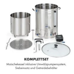 Brauheld Pro Maischekessel 3300W 70L 30-100°C Umwälzpumpe Edelstahl -Outdoor Grills Verkaufsgeschäft 10035516 de 0008 logo