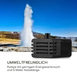 Blumquell Solarbrunnen LED 5 M Kabel Kunststein Solarpanel -Outdoor Grills Verkaufsgeschäft 10035542 de 0006 logo