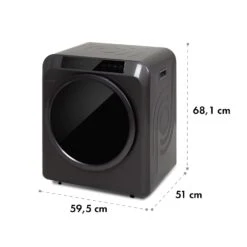 EZ Dry Wäschetrockner Ablufttrockner 1500W 6kg 60cm -Outdoor Grills Verkaufsgeschäft 10035544 yy 0008 logo Klarstein Waeschetrockner EZ Dry grau