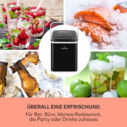 Arctic Porter Eiswürfelmaschine Bullet-Eis 12kg/24h Edelstahl -Outdoor Grills Verkaufsgeschäft 10035553 de 0003 usp