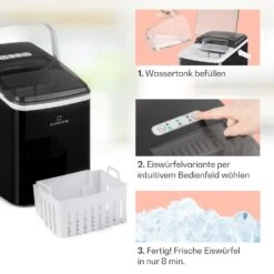 Arctic Porter Eiswürfelmaschine Bullet-Eis 12kg/24h Edelstahl -Outdoor Grills Verkaufsgeschäft 10035553 de 0004 usp