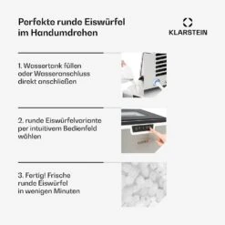 Icefestival Bullet Eiswürfelbereiter 400W 1,9l 20kg/24h -Outdoor Grills Verkaufsgeschäft 10035578 de 0004 usp