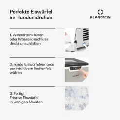 Icefestival Cube Eiswürfelbereiter 400W 1,9l 20kg/24h -Outdoor Grills Verkaufsgeschäft 10035579 de 0004 usp
