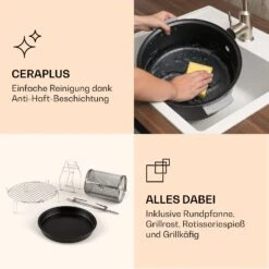 VitAir Smart Heißluftfritteuse App-Steuerung / 1400W / 7,75 Ltr / 20 Programme -Outdoor Grills Verkaufsgeschäft 10035592 de 0007 logo
