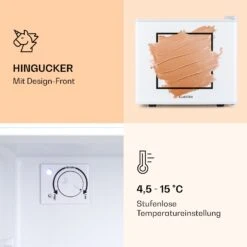 Pretty Cool Make-Up-Kühlschrank Apricot 17 Liter 50 Watt 1 Boden -Outdoor Grills Verkaufsgeschäft 10035625 de 0005 logo