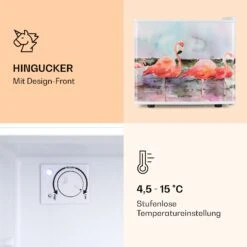 Pretty Cool Make-Up-Kühlschrank Flamingo 17 Liter 50 Watt 1 Boden -Outdoor Grills Verkaufsgeschäft 10035626 de 0005 logo