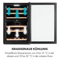 Vinamour 37 Duo Weinkühlschrank 2 Kühlzonen 112 Liter 37 Flaschen -Outdoor Grills Verkaufsgeschäft 10035663 de 0004 logo