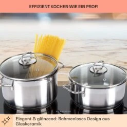 Cookbuddy Doppel-Kochfeld 2400W 5 Leistungsstufen Glaskeramik -Outdoor Grills Verkaufsgeschäft 10035705 de 0003 usp