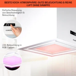 Kronleuchter Smart Inselabzugshaube 595m³/h App-Steuerung LED-Panel -Outdoor Grills Verkaufsgeschäft 10035711 de 0004 usp
