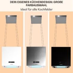 Kronleuchter Smart Inselabzugshaube 595m³/h App-Steuerung LED-Panel -Outdoor Grills Verkaufsgeschäft 10035711 de 0007 usp
