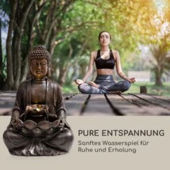 Dharma Solarbrunnen LED 48 X 72 X 41 Cm (BxHxT) Polyresin -Outdoor Grills Verkaufsgeschäft 10035714 de 0004 logo