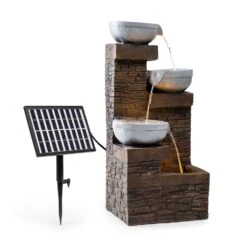 Fez Solarbrunnen LED 34 X 76 X 36 Cm (BxHxT) Polyresin