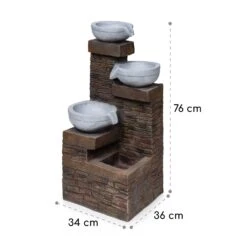 Fez Solarbrunnen LED 34 X 76 X 36 Cm (BxHxT) Polyresin -Outdoor Grills Verkaufsgeschäft 10035716 yy 0008 logo