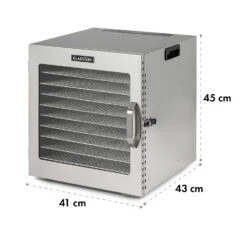 Captain Jerky 110 Dörrautomat 1000W 30-90 °C 24h-Timer Edelstahl -Outdoor Grills Verkaufsgeschäft 10035735 yy 0009 logo Klarstein Captain Jerky 110