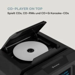 Rockstar Plus Karaoke-Anlage Karaokemaschine BT USP CD LED-Show RCA -Outdoor Grills Verkaufsgeschäft 10035746 de 0005 logo