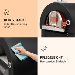 Diavolo Napoletana Pizzaofen Holzofen Rostfreier Edelstahl -Outdoor Grills Verkaufsgeschäft 10035759 de 0004 logo