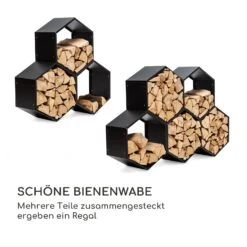 Hexawood Black Holzspeicher Hexagon-Form 50,2x58x32cm -Outdoor Grills Verkaufsgeschäft 10035764 de 0004 logo
