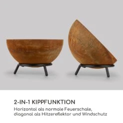 Fireball Rust Feuerschale 60 Cm Ø Kippbare Rost-Finish Rost -Outdoor Grills Verkaufsgeschäft 10035770 de 0003 logo