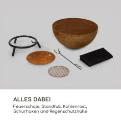 Fireball Rust Feuerschale 60 Cm Ø Kippbare Rost-Finish Rost -Outdoor Grills Verkaufsgeschäft 10035770 de 0006 logo