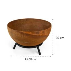 Fireball Rust Feuerschale 60 Cm Ø Kippbare Rost-Finish Rost -Outdoor Grills Verkaufsgeschäft 10035770 yy 0009 logo