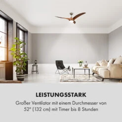 Monteverde Deckenventilator Deckenleuchte 52" 8.376m³/h 3 Flügel -Outdoor Grills Verkaufsgeschäft 10035788 de 0006 logo
