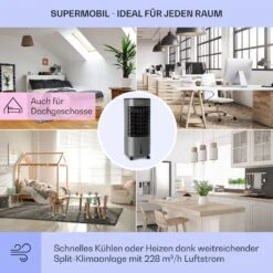 Skypillar 3-in-1 Luftkühler Ventilator 5L Fernbedienung Touch-Panel -Outdoor Grills Verkaufsgeschäft 10035795 de 0005 usp