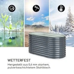 High Grow Hochbeet 160 X 80 X 80 Cm Stahl-Wellblech Einfacher Aufbau -Outdoor Grills Verkaufsgeschäft 10035814 de 0006 logo