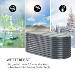 High Grow Hochbeet 200 X 80 X 100 Cm Stahl-Wellblech Einfacher Aufbau -Outdoor Grills Verkaufsgeschäft 10035815 de 0006 logo