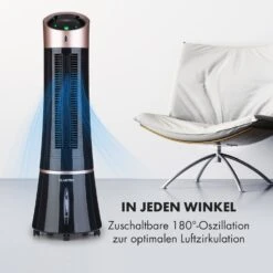 Skyscraper Ice 4-in-1 Luftkühler Ventilator 210 M³/h 30 W Oszillation Mobil Fernbedienung -Outdoor Grills Verkaufsgeschäft 10035835 de 0005 logo
