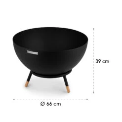 Fireball Wood Kippbare Stahl-Feuerschale Garten Terrasse Ø 66 Cm -Outdoor Grills Verkaufsgeschäft 10035848 yy 0009 logo
