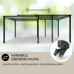 Pantheon Solid Sky Expand Pavillon Seitenwände 3x3-5,6 M Aluminium -Outdoor Grills Verkaufsgeschäft 10035870 de 0005 usp