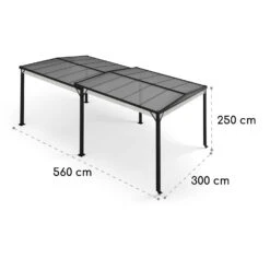 Pantheon Solid Sky Expand Pavillon Seitenwände 3x3-5,6 M Aluminium -Outdoor Grills Verkaufsgeschäft 10035870 yy 0007 dimensions