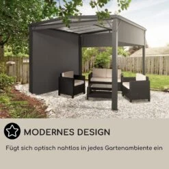 Pantheon Cortina Solid Sky Pergola Vordach 3x4m Polycarbonat -Outdoor Grills Verkaufsgeschäft 10035873 de 0006 usp