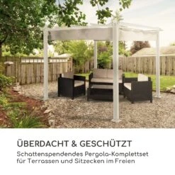Pantheon Pergola Aluminiumkantrohr 3x3m 4 Eckpfosten Wasserabweisend -Outdoor Grills Verkaufsgeschäft 10035875 de 0002 logo