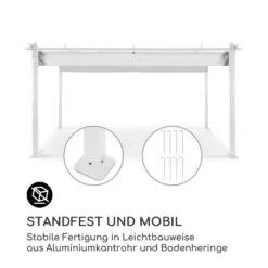 Pantheon Pergola Aluminiumkantrohr 3x4m 4 Eckpfosten Wasserabweisend -Outdoor Grills Verkaufsgeschäft 10035877 de 0003 logo
