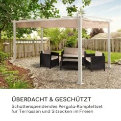 Pantheon Pergola Aluminiumkantrohr 3x4m 4 Eckpfosten Wasserabweisend -Outdoor Grills Verkaufsgeschäft 10035878 de 0002 logo