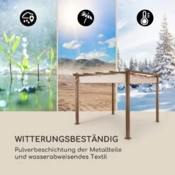 Pantheon Rust Pergola Aluminium 3x3m 6 Eckpfosten Wasserabweisend 10 Pantheon Rust Pergola Aluminium 3x3m 6 Eckpfosten Wasserabweisend -Outdoor Grills Verkaufsgeschäft 10035887 de 0005 logo