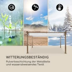 Pantheon Rust Pergola Aluminium 3x4m 6 Eckpfosten Wasserabweisend -Outdoor Grills Verkaufsgeschäft 10035890 de 0005 logo