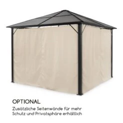 Pantheon Solid Sky Ambient Solar Pavillon Mit Grauem Dach 3x3m Polycarbonat Aluminium -Outdoor Grills Verkaufsgeschäft 10035899 de 0004 logo